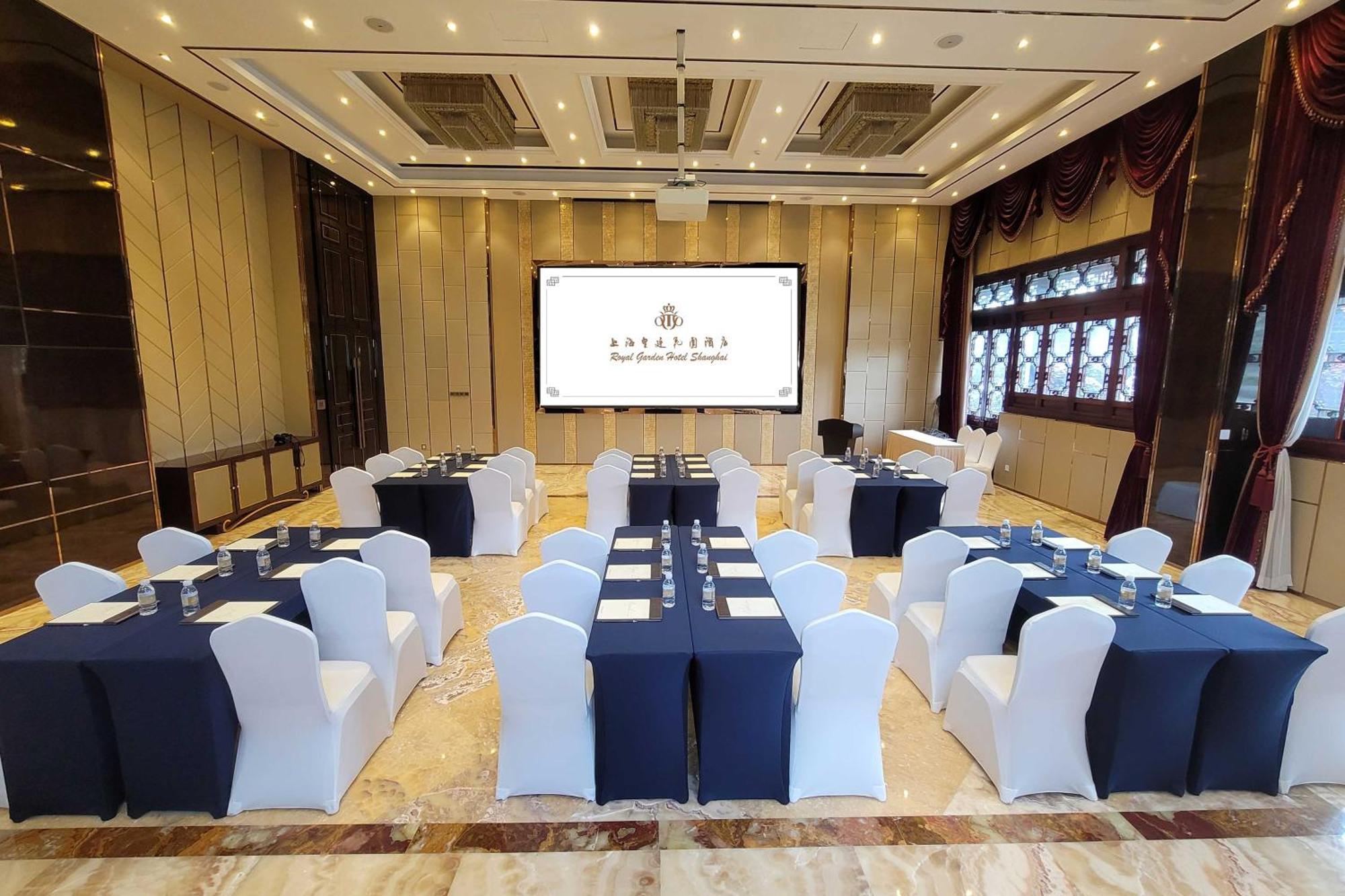 Royal Garden Hotel Shanghai-Free Shuttle To And From Disney & Pvg & Close Metro Line2 Easy To Sha New Expo Xangai Exterior foto
